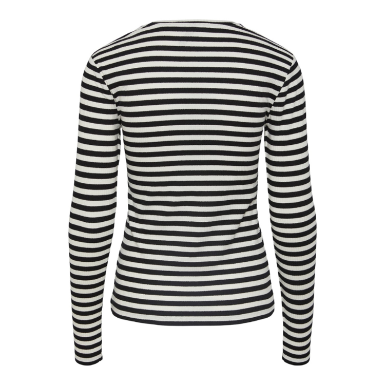 Pcruka bluse - Cloud dancer black