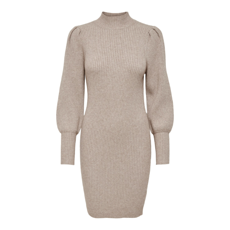 Onlkatia strik kjole - Mocha meringue/w. melange