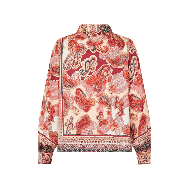 Love1084 skjorte - Red scarf