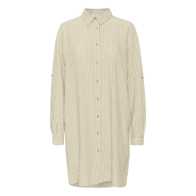 Kamilia kjole - Chinchilla/chalk