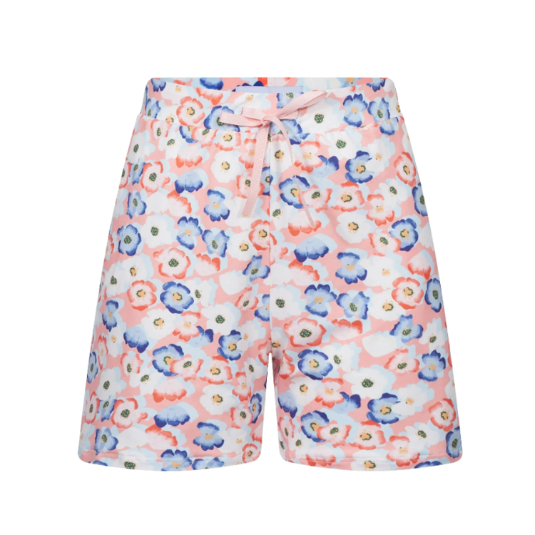 Alma shorts - Peachy blue flower