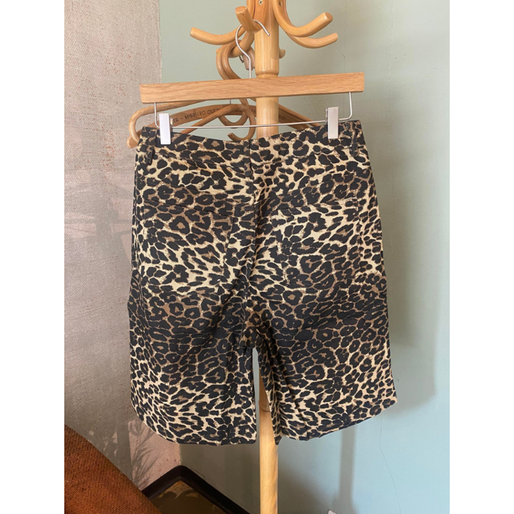 Pcasta shorts - Black/leo denim