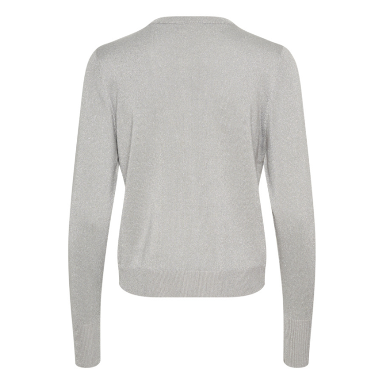 Karegina cardigan - Grey silver metallic