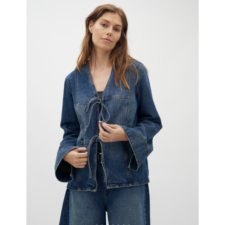 Panell-g bluse - Mud stone wash