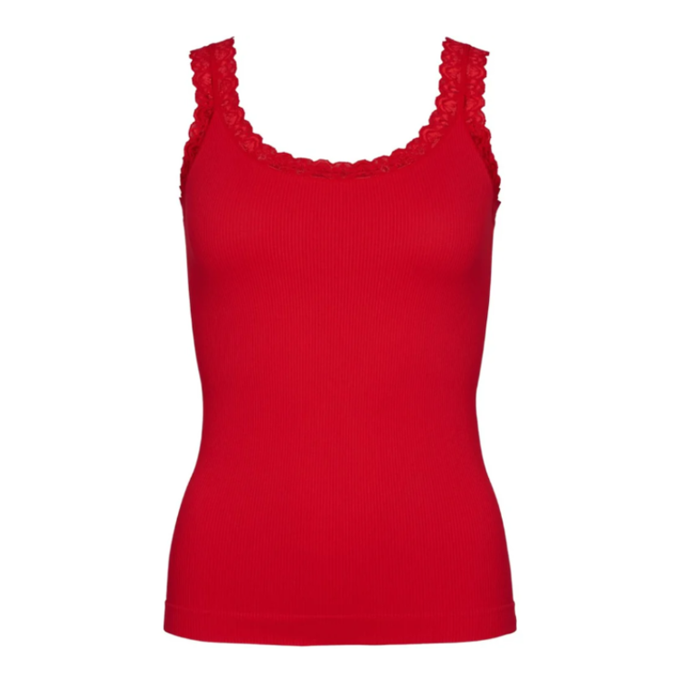 Frida rip top - Rosso