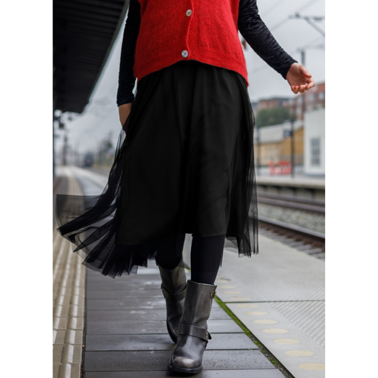 Bcleomie nederdel - Black/black