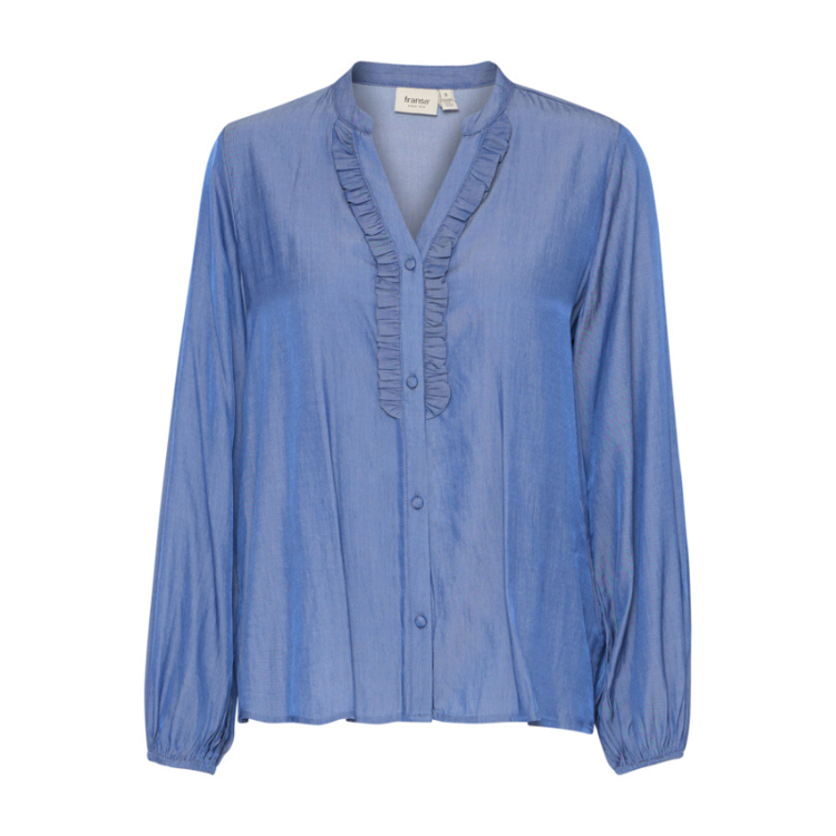 Frdiana skjorte - Navy blazer melange