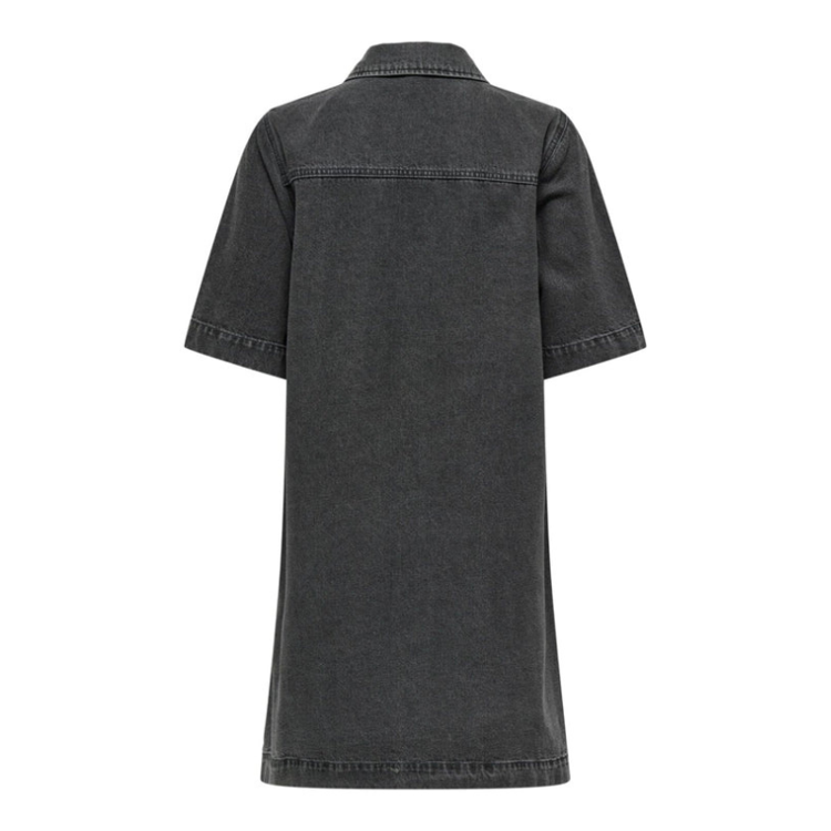 Onlbelle kjole - Washed black