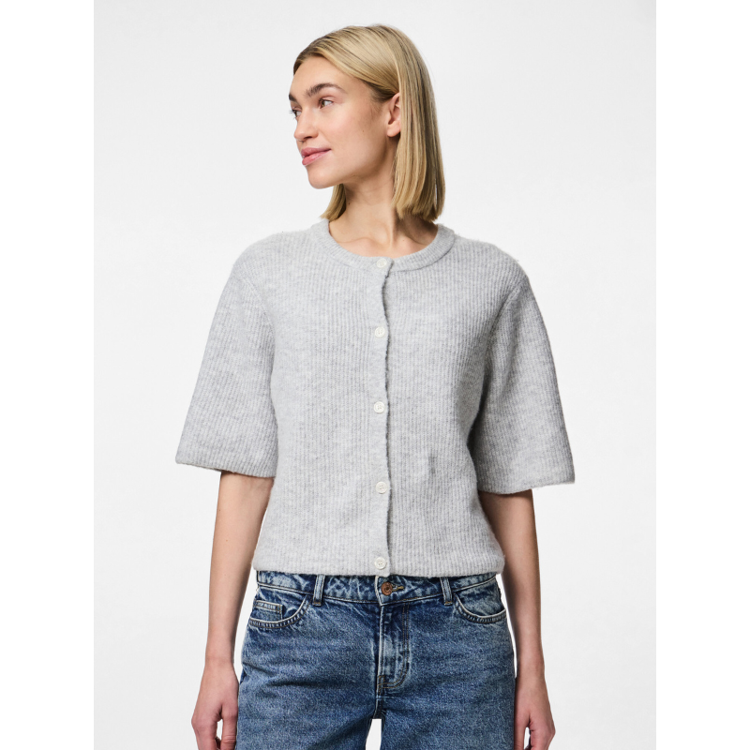 Pcsilly cardigan - Light grey melange