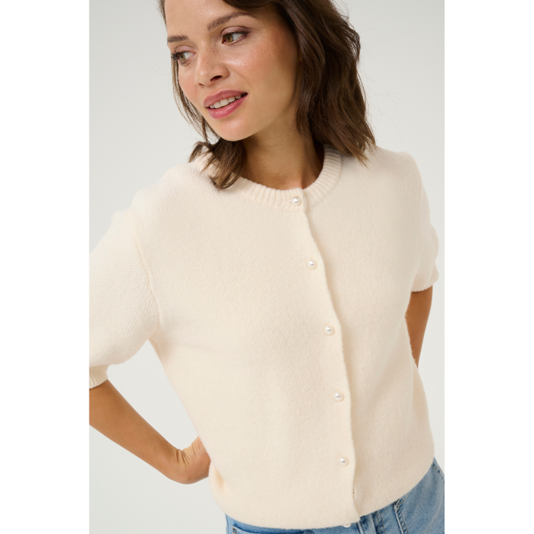 Kaseverina strik cardigan - Chalk