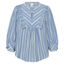 Meego ane bluse - Light blue stripes