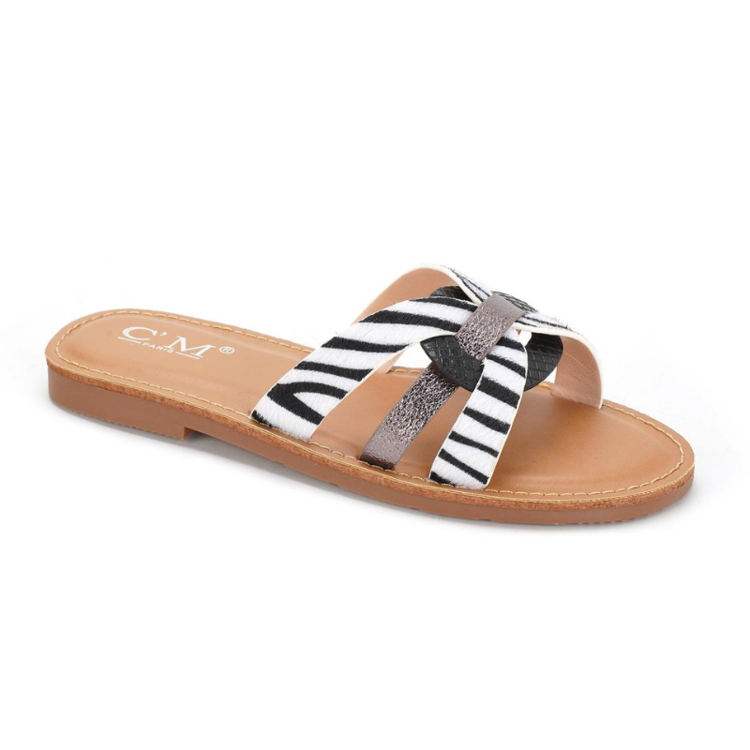 Rita sandal - Zebre blanc (8321)