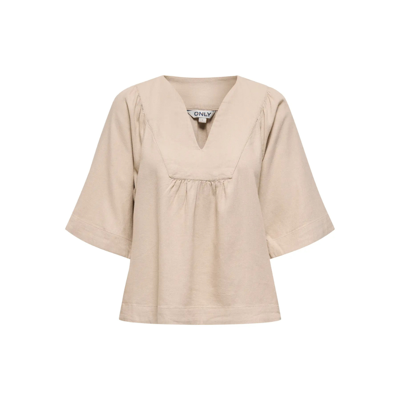 Onlcaro top - Oxford tan