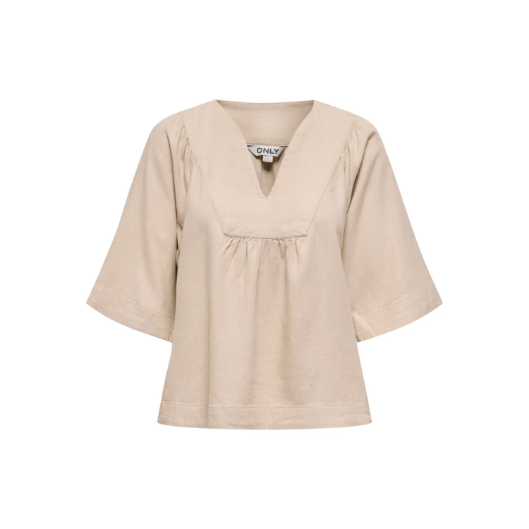 Onlcaro top - Oxford tan