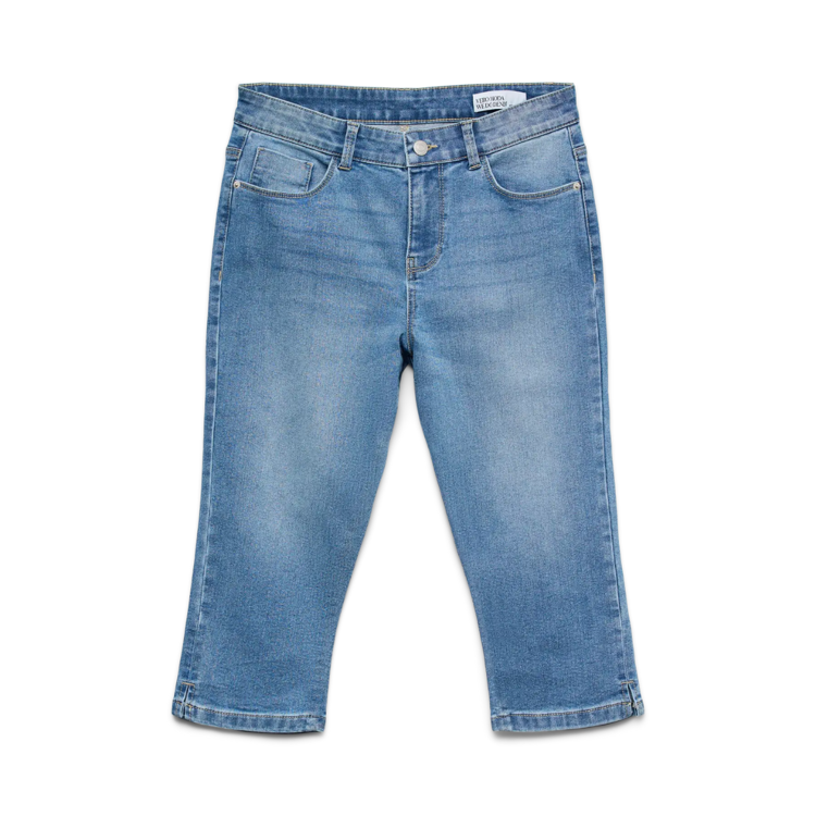 Vmelly capri jeans - Medium blue