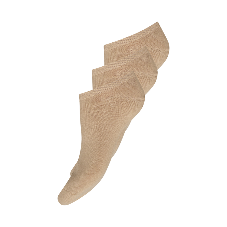 Decoy 3-pak ankel strømpe - Nude