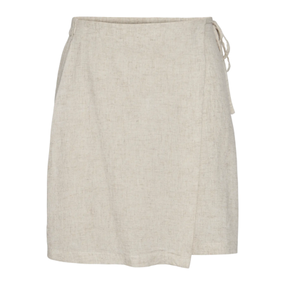 Pcpia mini nederdel - Birch/melange