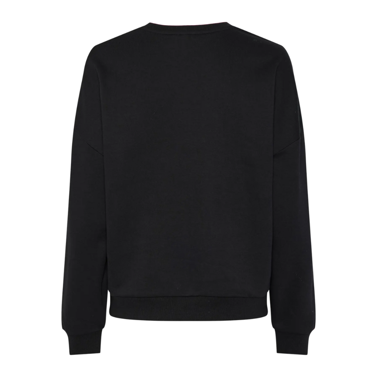 Pcfibbi sweat - Black/bright white