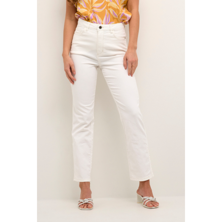 Kazelina straight jeans - Chalk