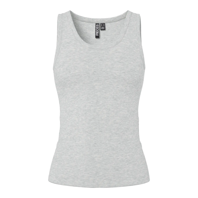 Pcmay top - Light grey melange