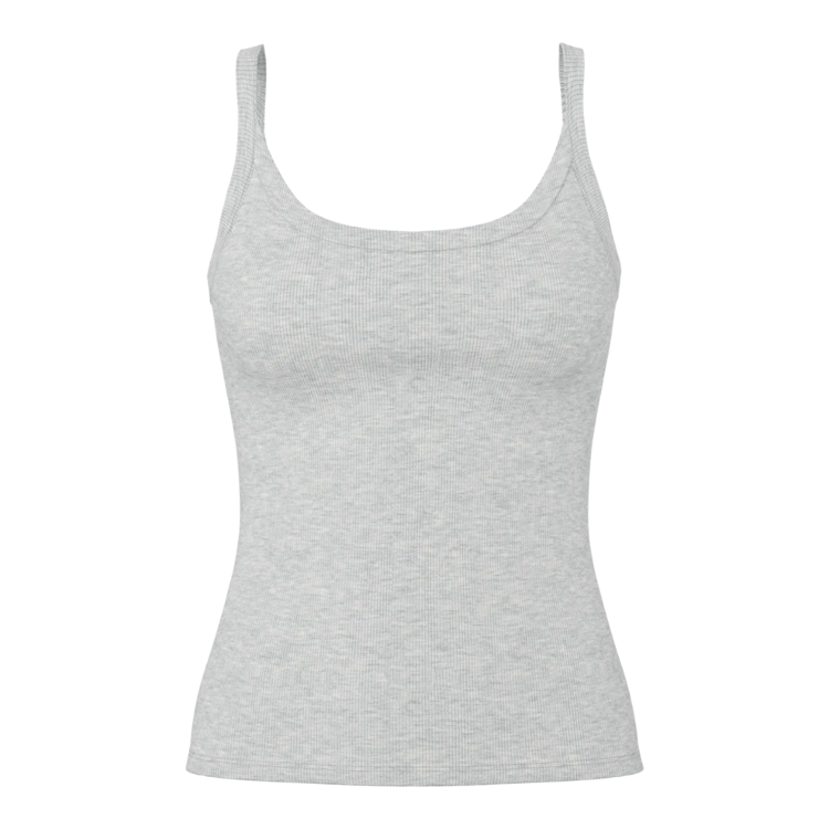 Pcmay top - Light grey melange