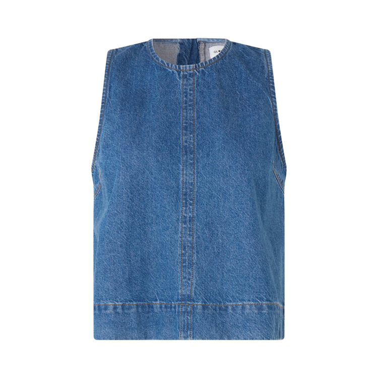 Rihne top - Vintage blue