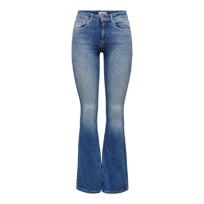 Onlblush flared - Medium blue denim