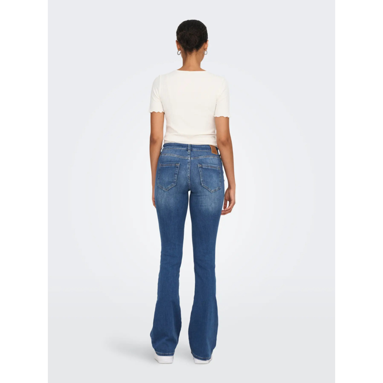 Onlblush flared - Medium blue denim
