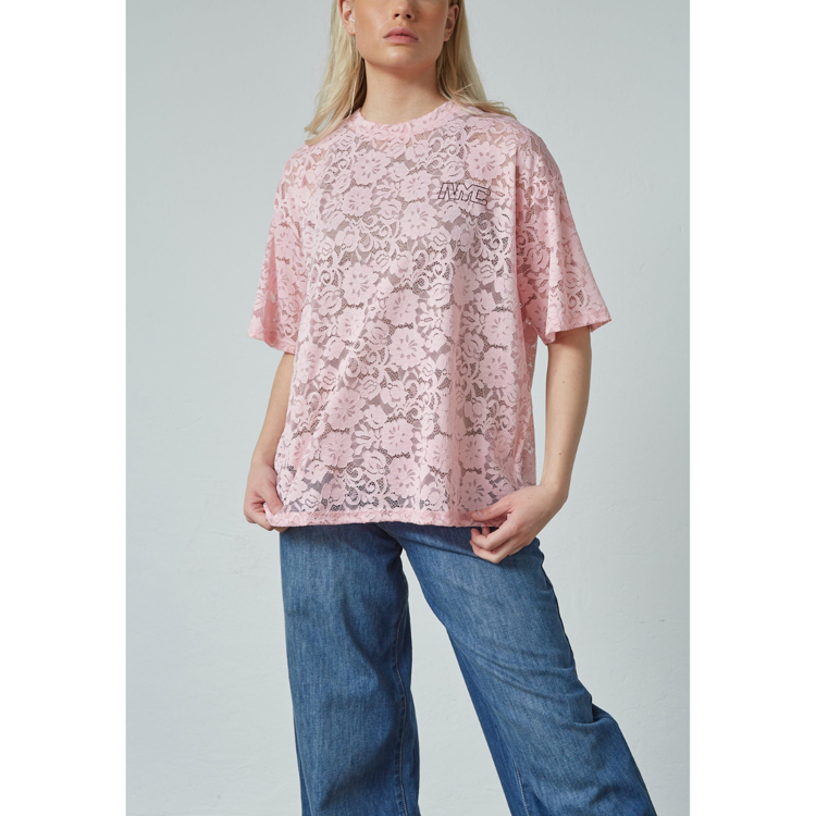 Love1337 t-shirt - Baby pink