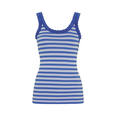 Isa rib top - Alaska/bianco