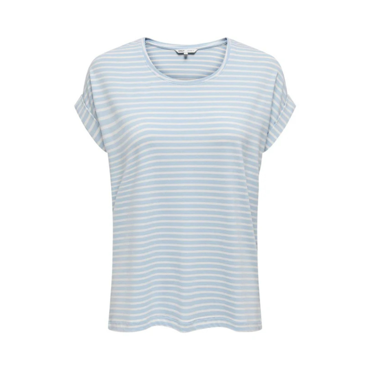 Onlmoster t-shirt - Clear sky/cloud dancer