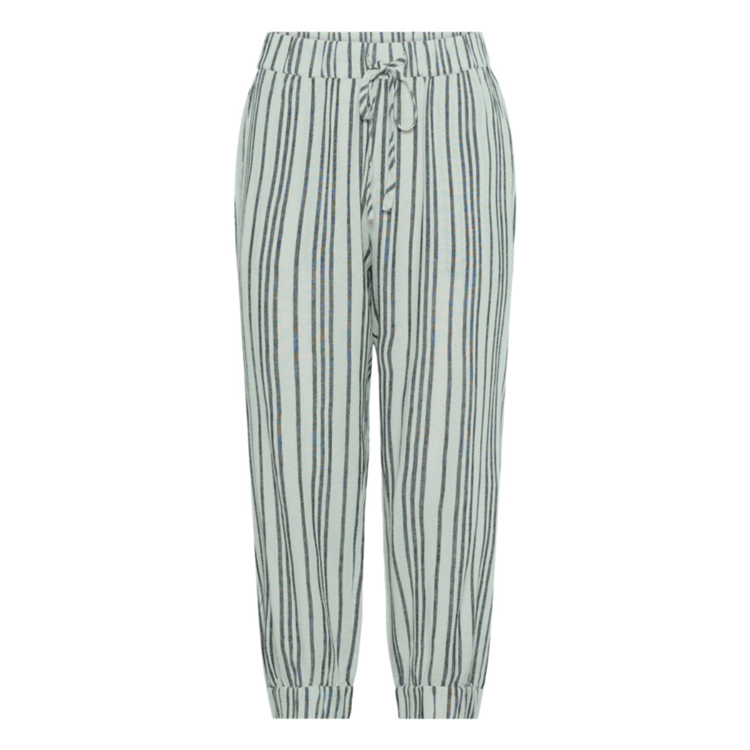 Kamilia capri buks - Moonstruck/black stripe