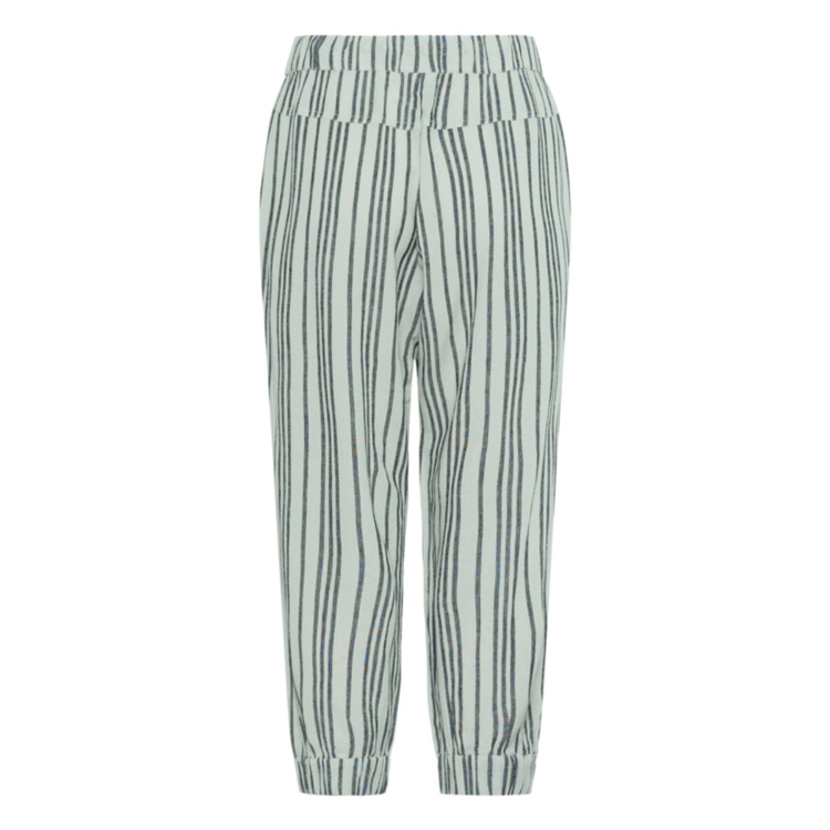 Kamilia capri buks - Moonstruck/black stripe