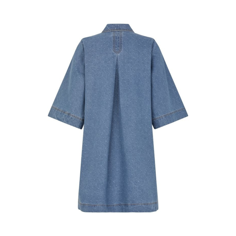 Mera kjole - Midt blue dot