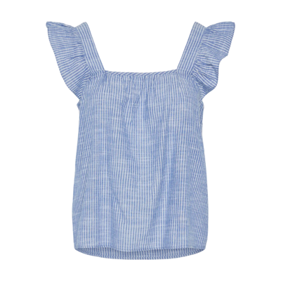 Pcapia top - Nautical blue/bright white