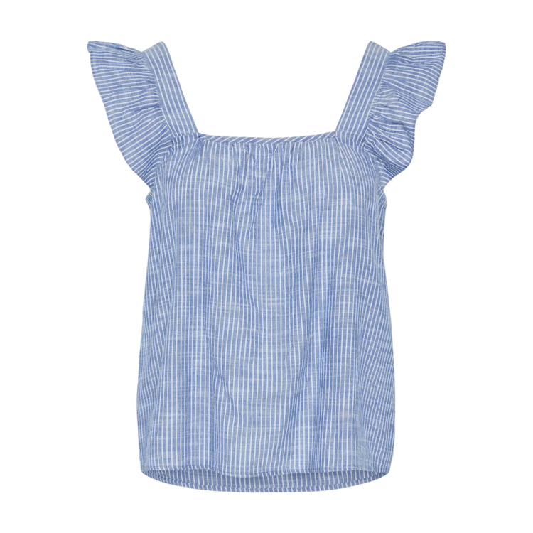 Pcapia top - Nautical blue/bright white