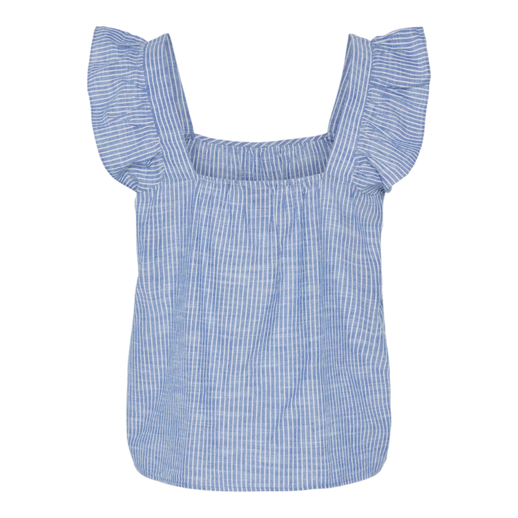 Pcapia top - Nautical blue/bright white