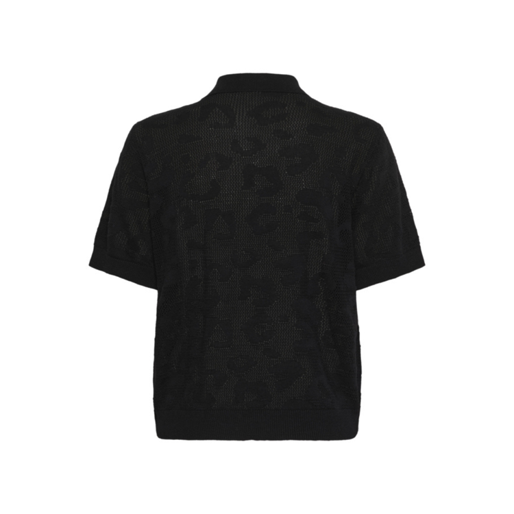 Kaabela polo bluse - Black deep