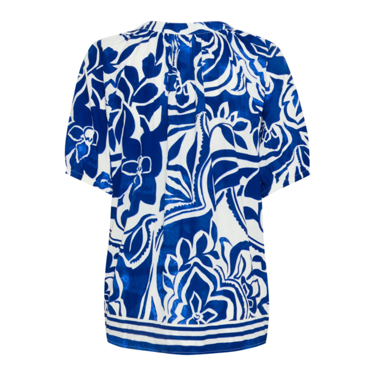Frcora bluse - Blue lolite art