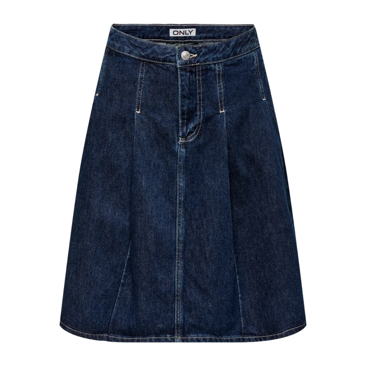 Onlnina nederdel - Dark blue denim