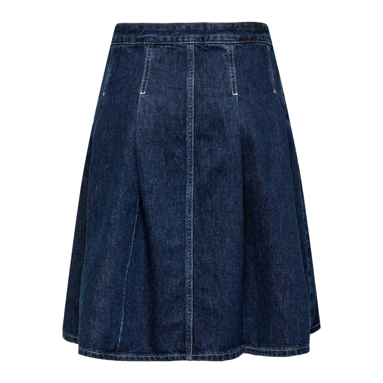 Onlnina nederdel - Dark blue denim