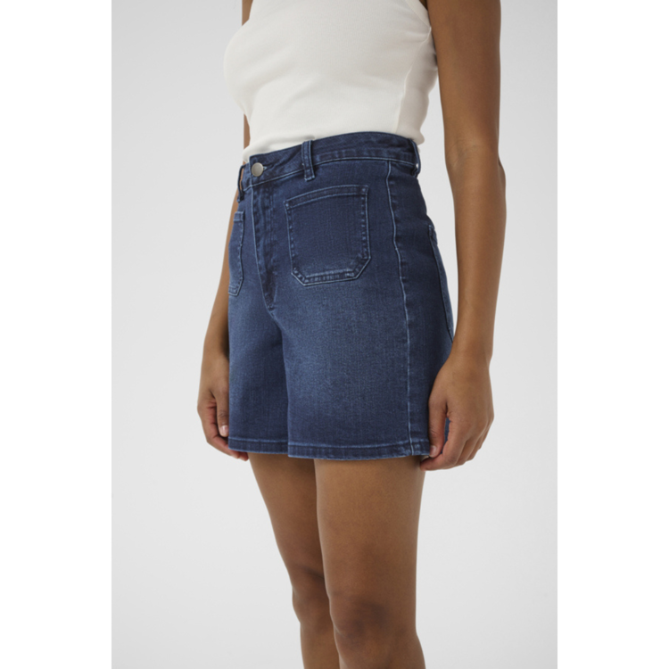 Kakarla shorts - Medium blue denim