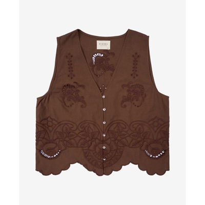 Celestine top - Soft brown