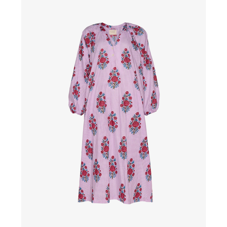 Lara kjole - Poetic purple