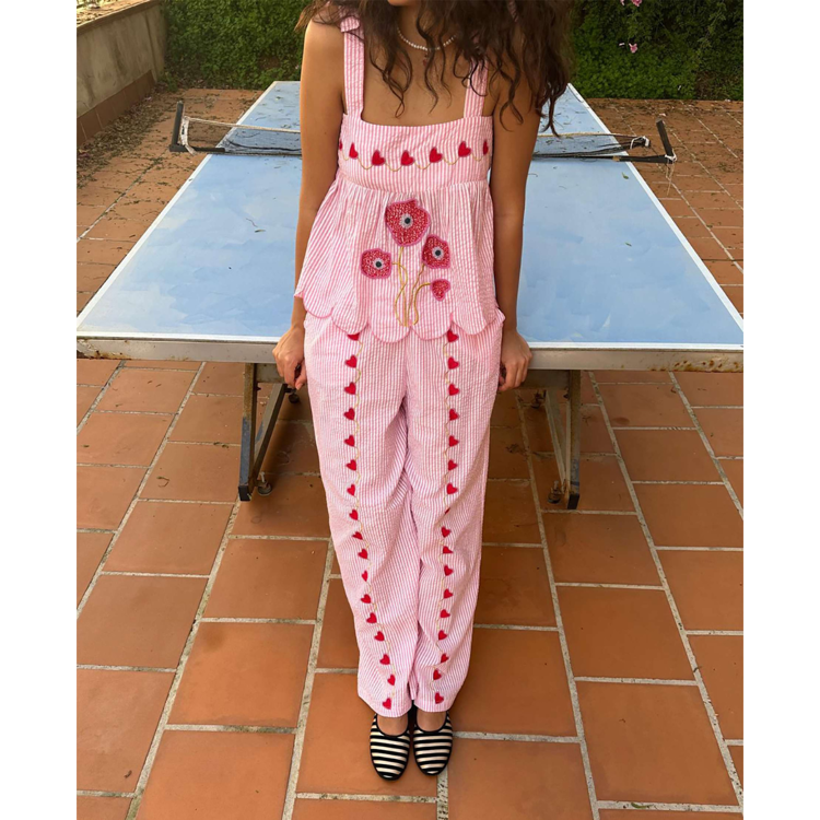 Wenke buks - Pink stripes