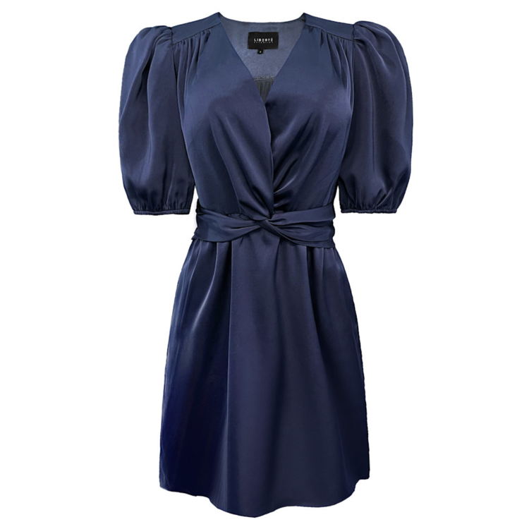 Tiki kjole - Midnight navy