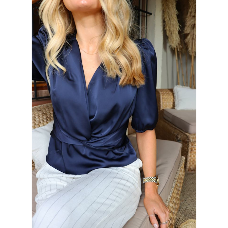 Tiki bluse - Midnight navy