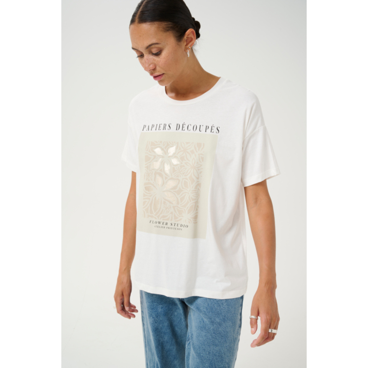 Kafin t-shirt - Chalk