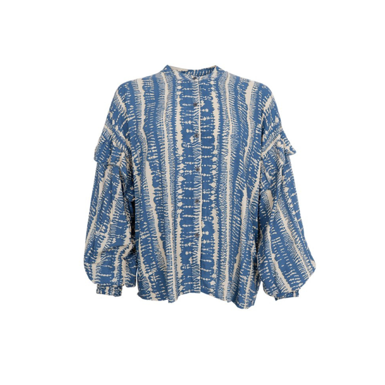 Bcstella bluse - Balance blue