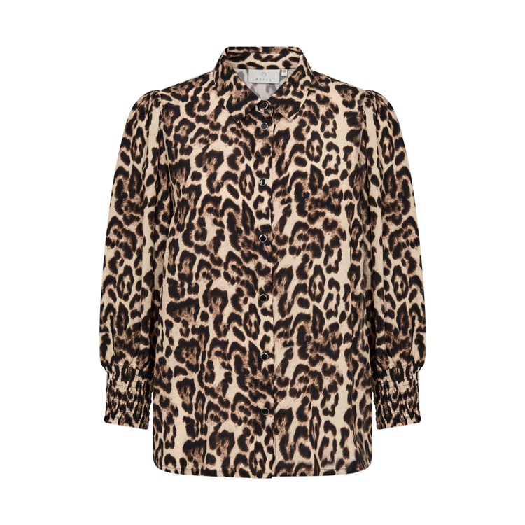 Kapedra bluse - Natural leopard